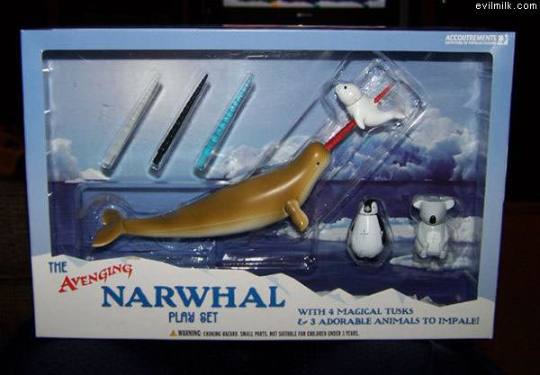 avenging narwhal action figure