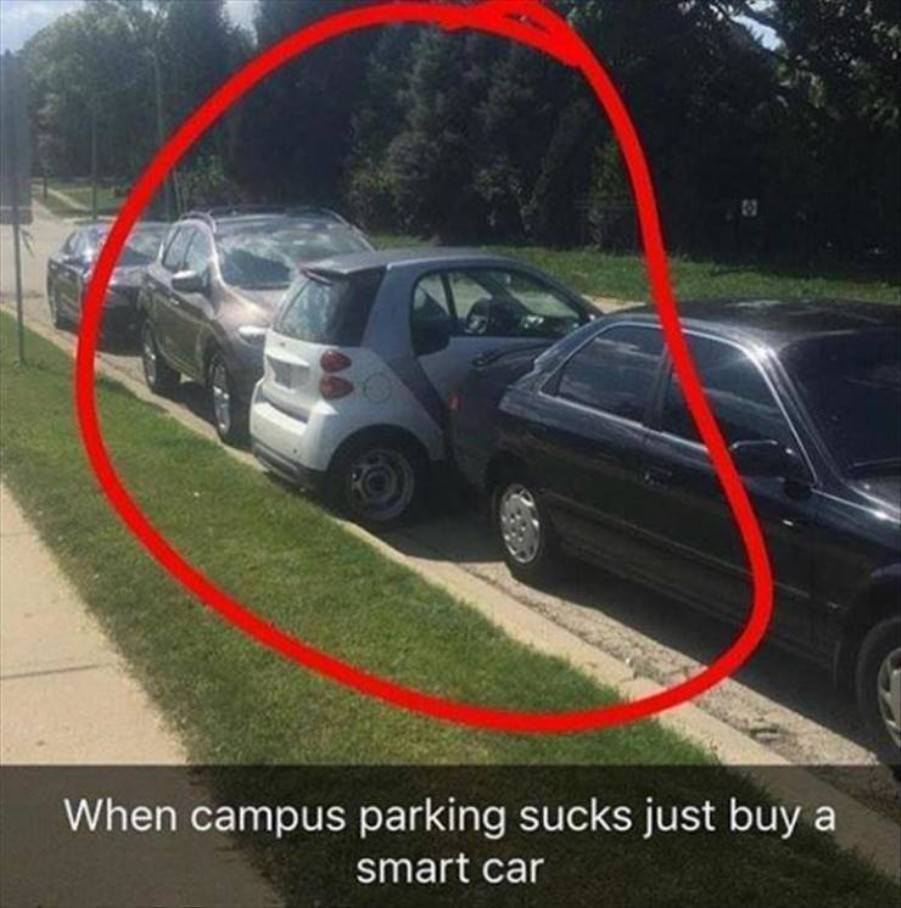 You cant park there