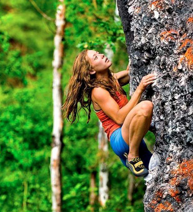 rock climbing