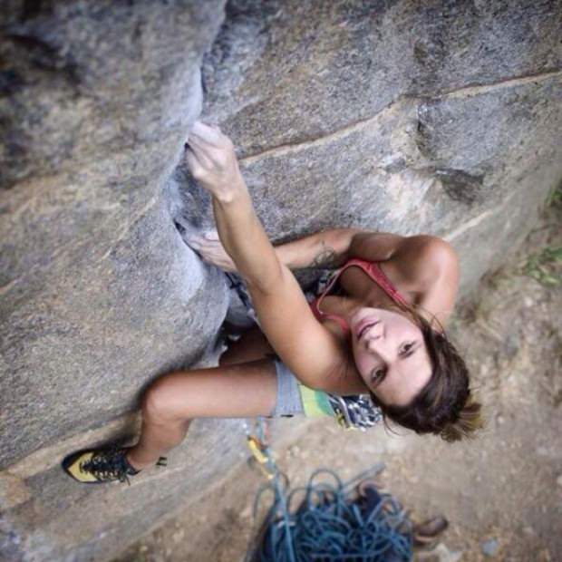 rock climbing