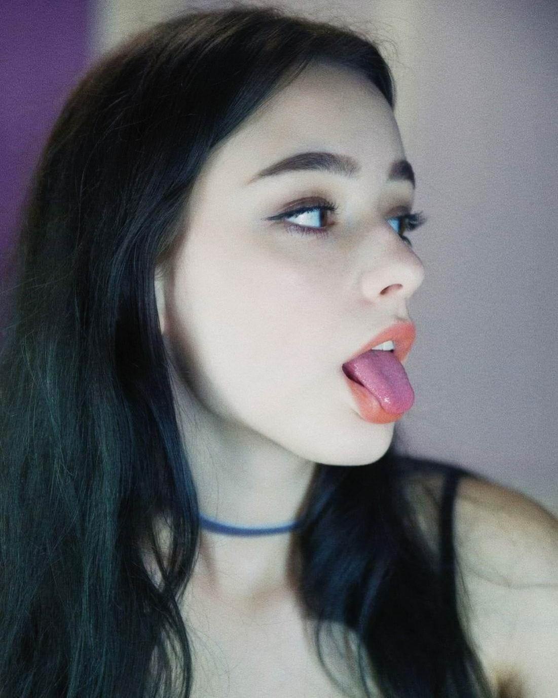 Stick your tongue out