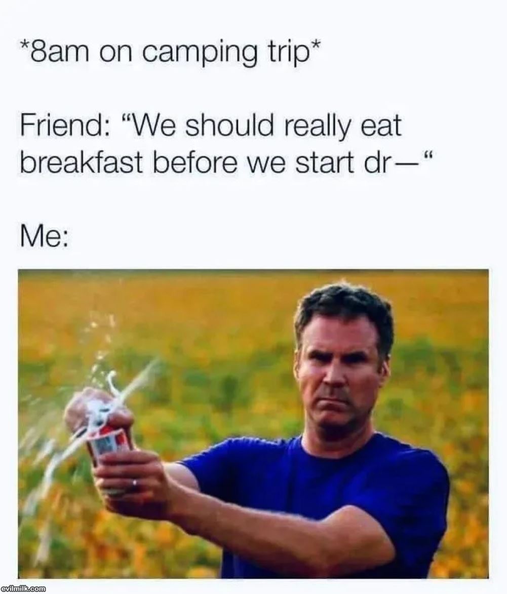 8am On A Camping Trip