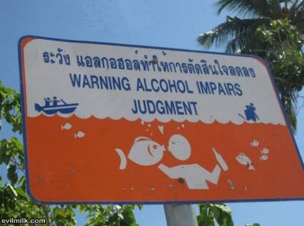 Alcohol Warning