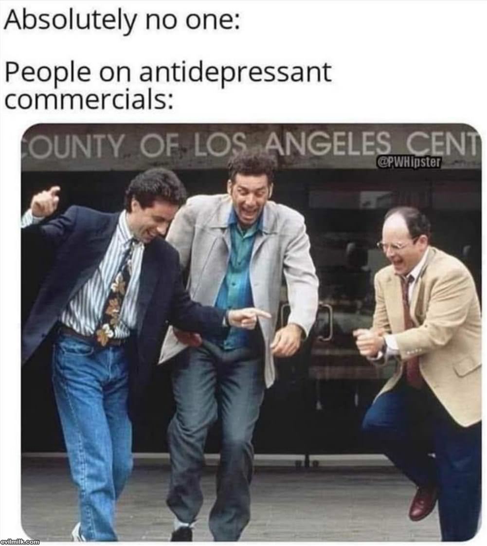 Anti Depressant Commercials