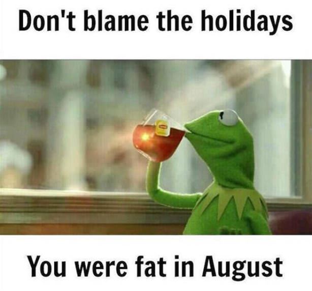 Blaming The Holidays