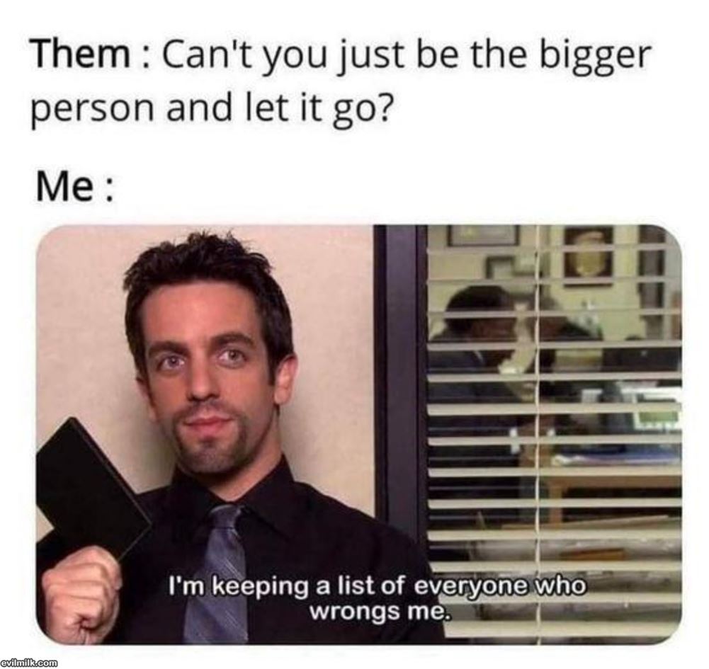 Can You Be The Bigger Person