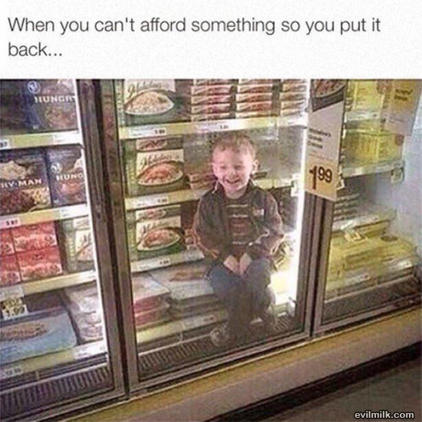 Cant Afford Something