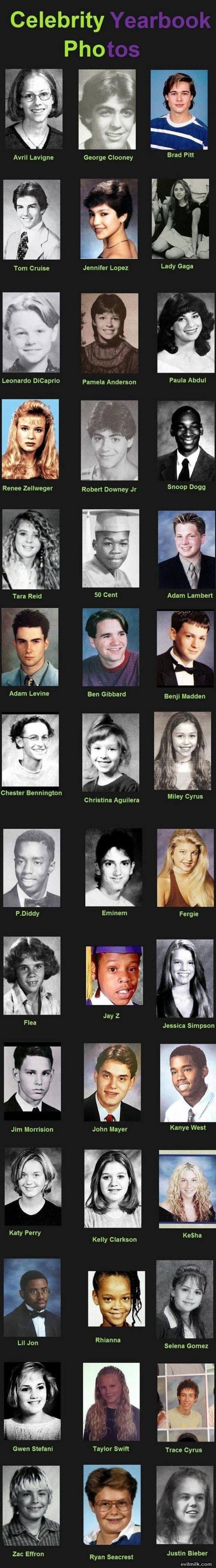 Celebrity Yearbook Photos