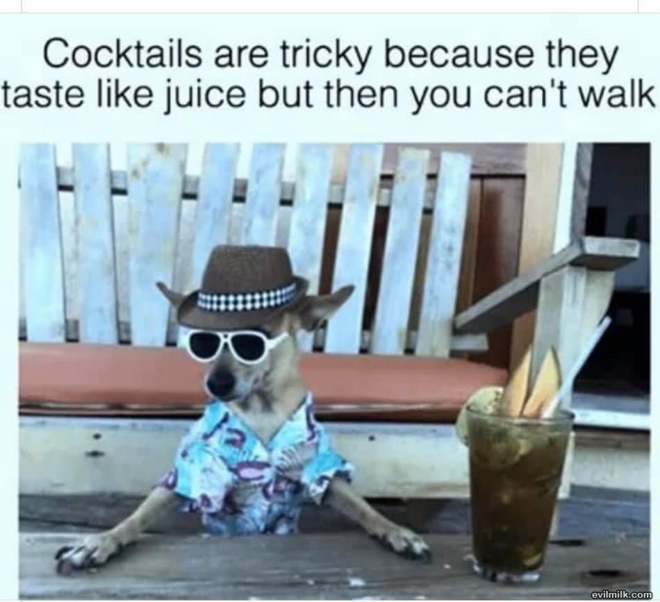 Cocktails Are Tricky