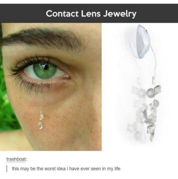 Contact Lens Jewlery