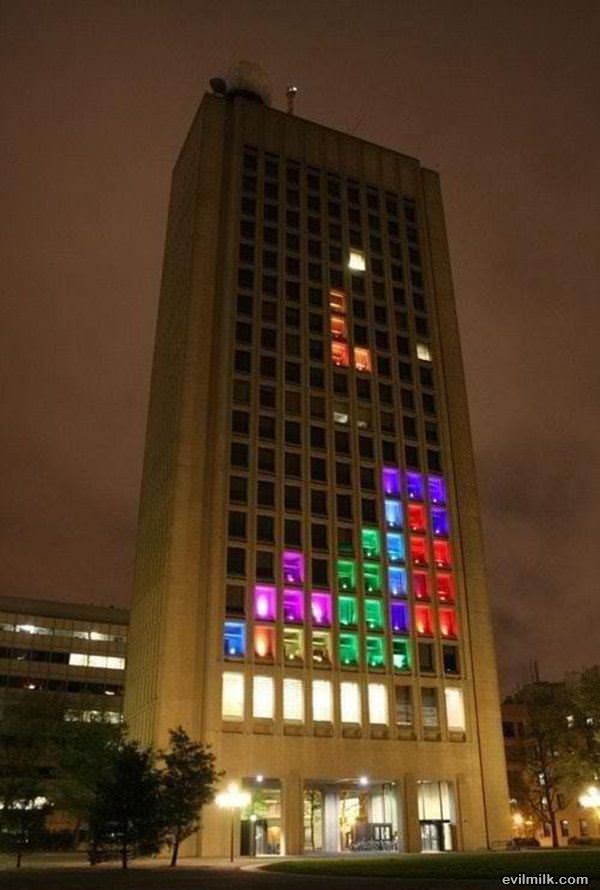 Cool Tetris Building