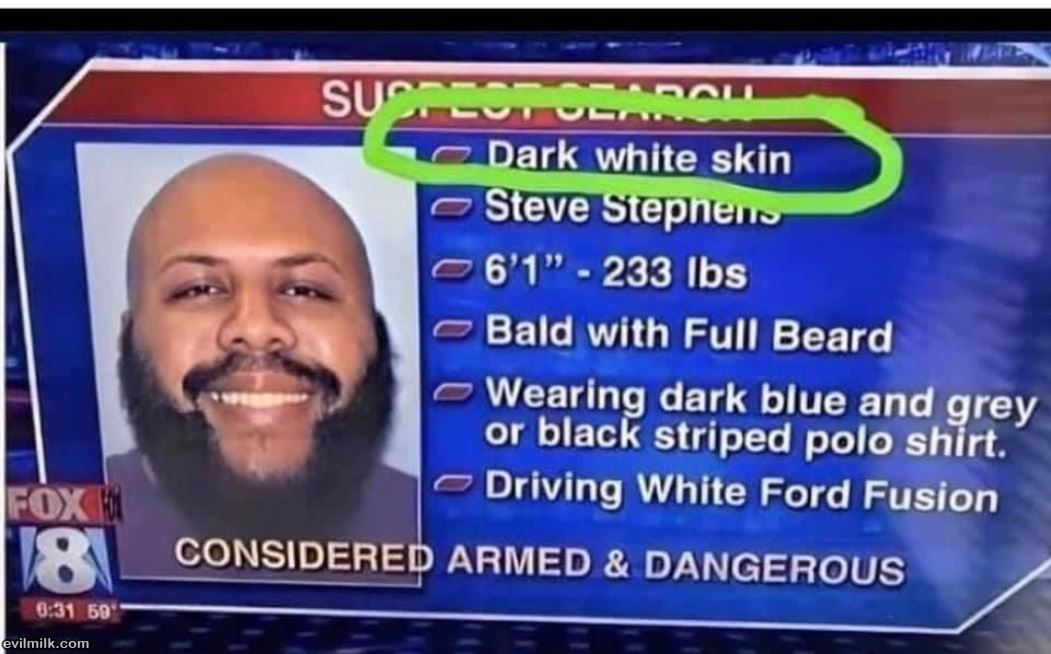 Dark White Skin