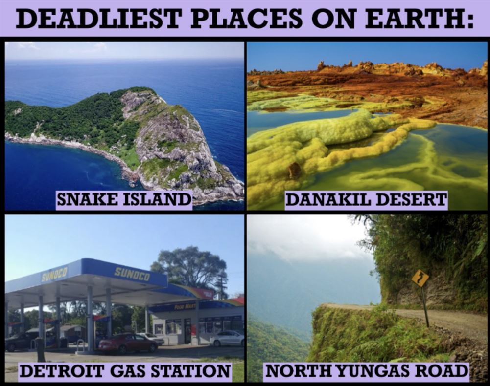 Deadliest Places On Earth