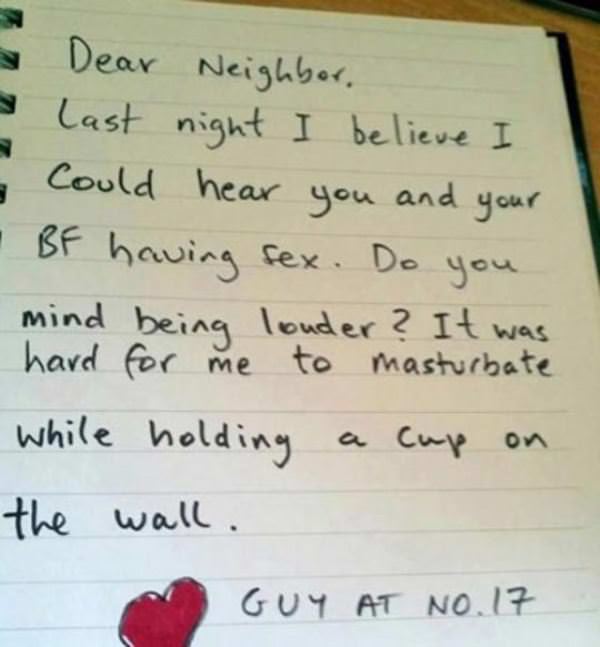 Dear Neighbor