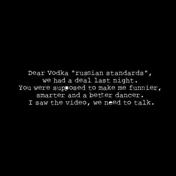 Dear Vodka