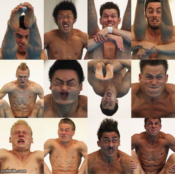 Diving Faces