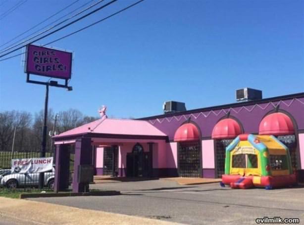 Free Lunch And A Bounce House