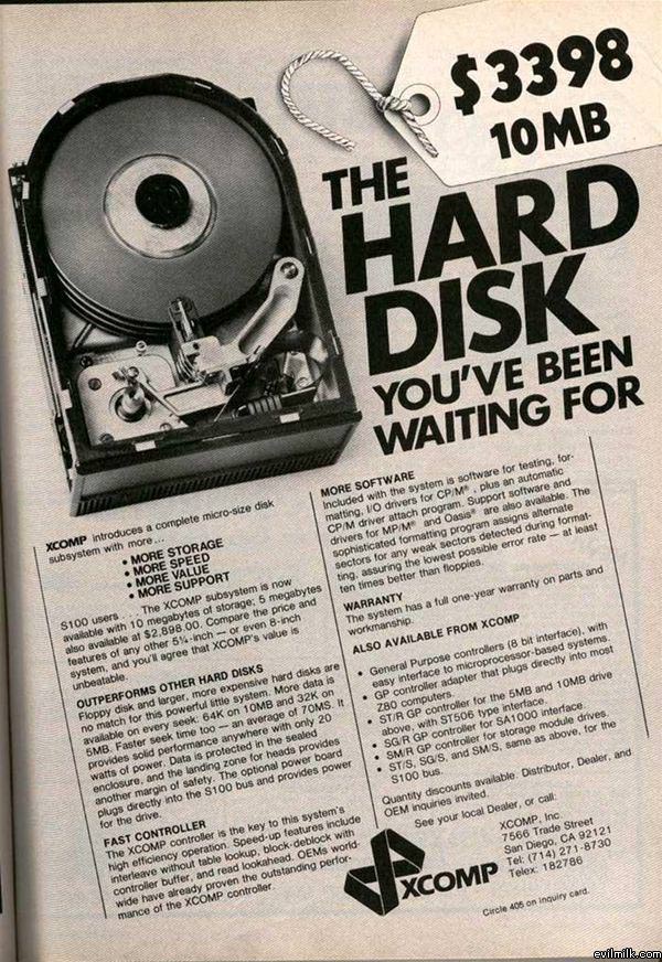 Hard Disk Ad