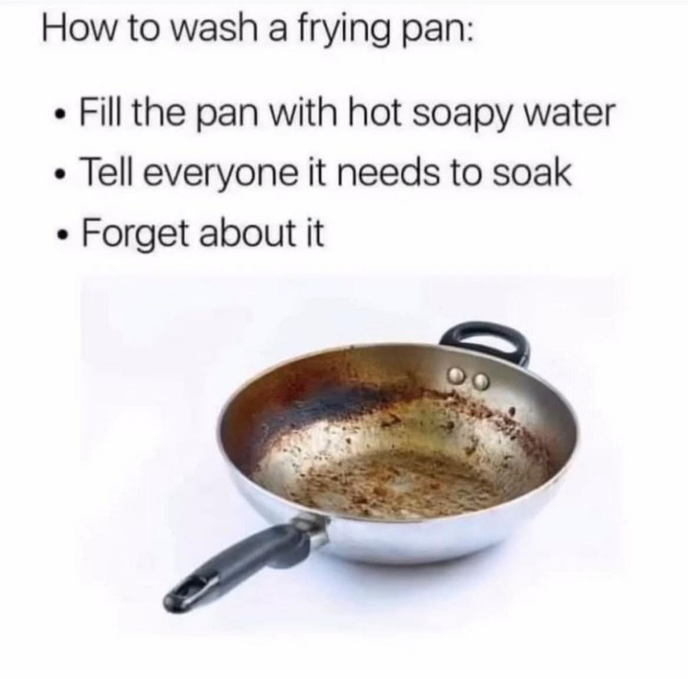 How To Wash A Frying Pan