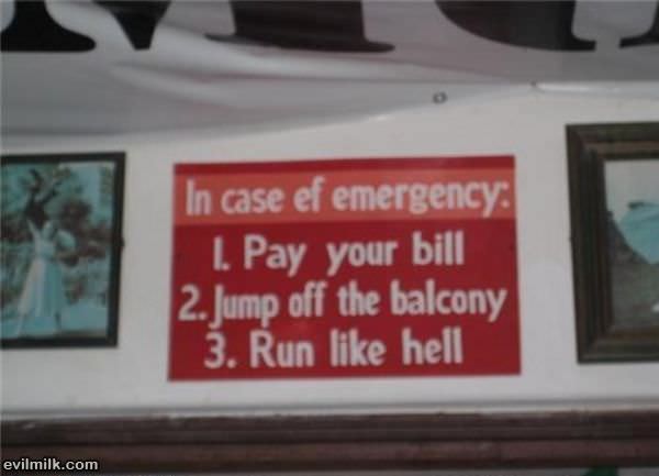 In Case Of Emergency