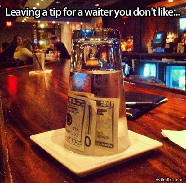 Leaving A Tip