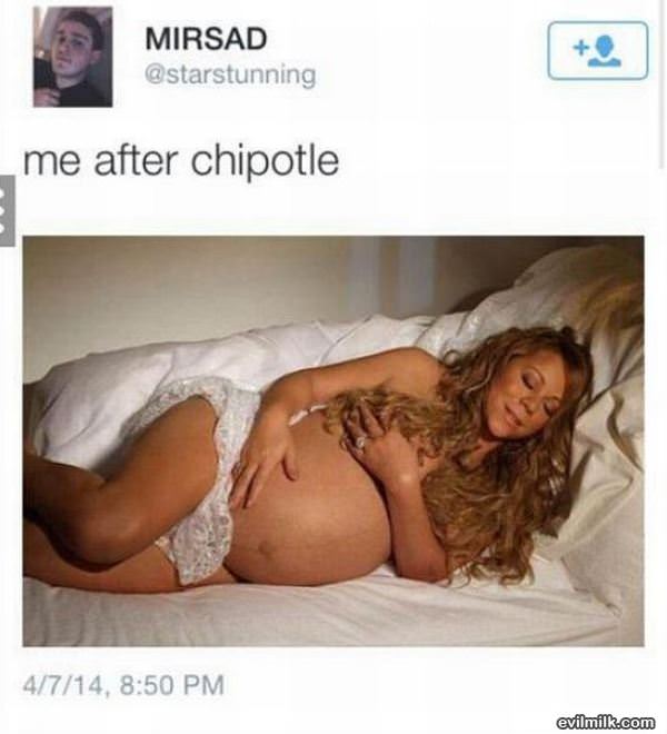 Me After Chipotle