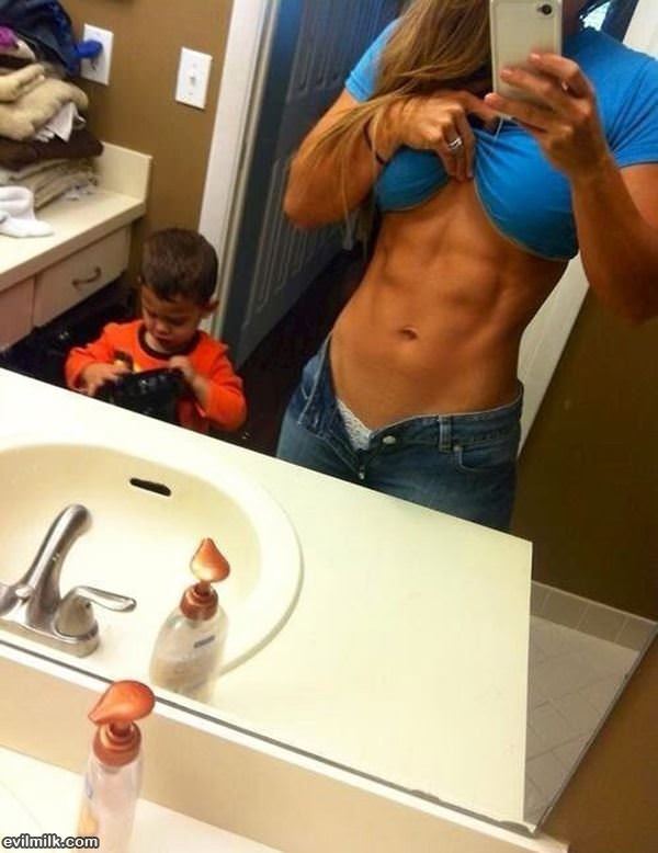 Mom Has Abs