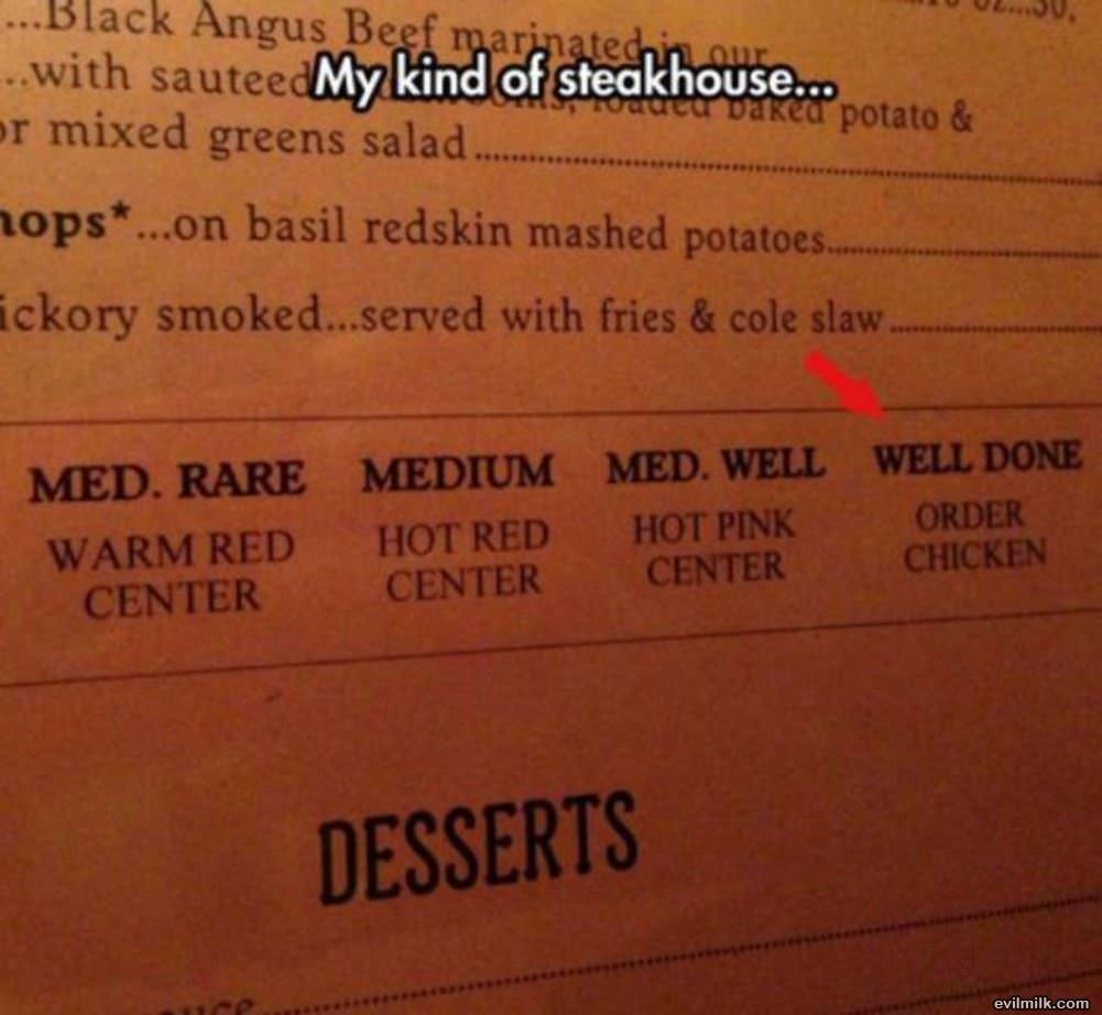 My Kind Of Steakhouse