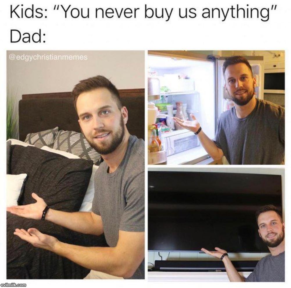 Never Buy Us Anything