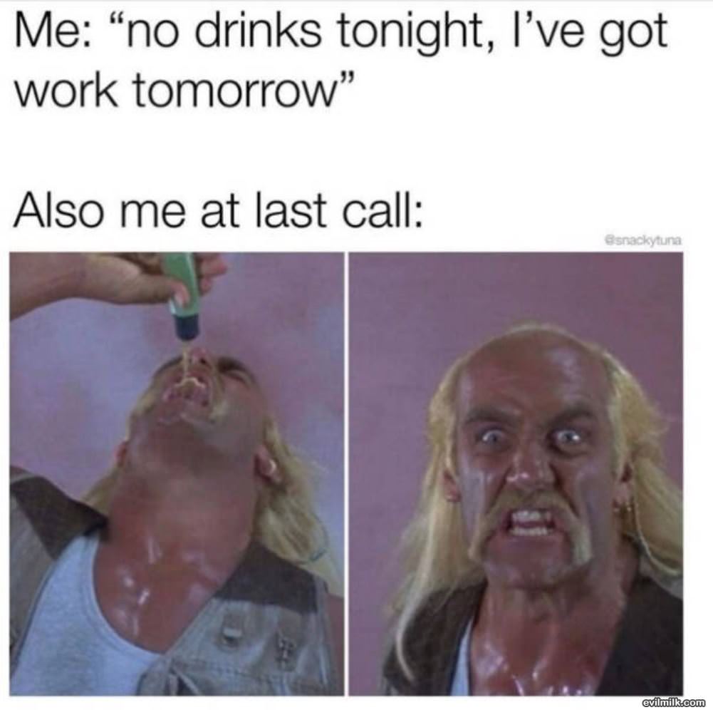 No Drinks Tonight