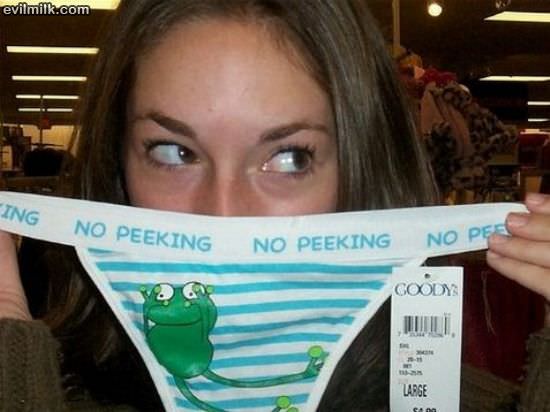 No Peeking