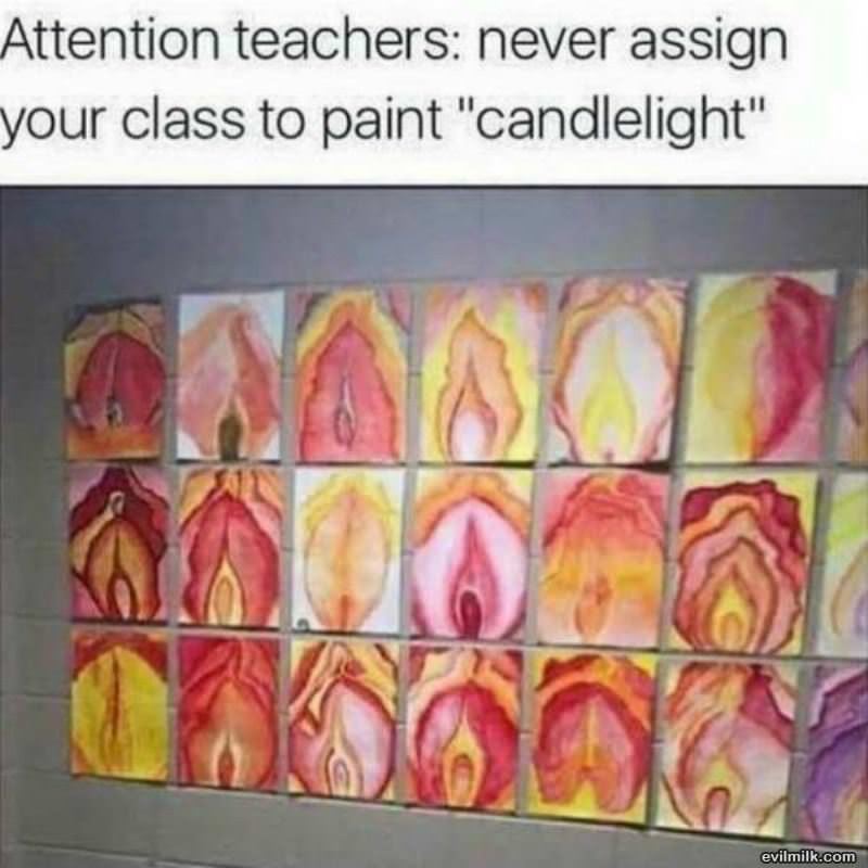 Painting Candlelight