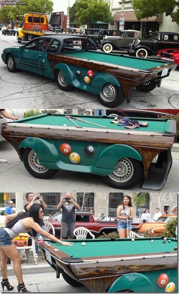 Rolling Billiards Table