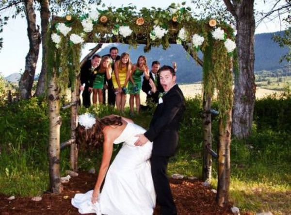 Romantic Wedding Photo