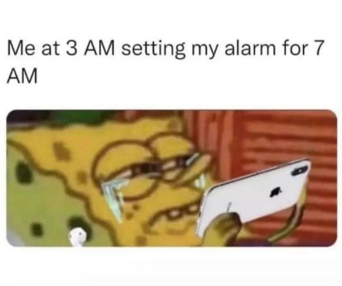 Setting My Alarm