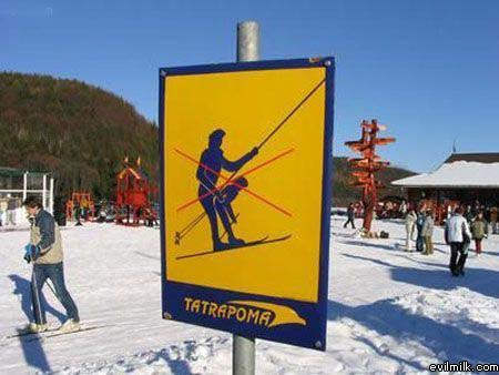 Ski Sign