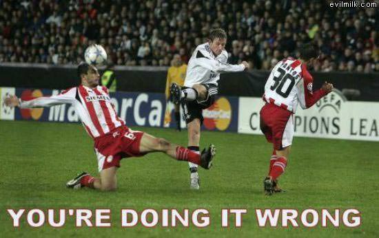 Soccer Doing It Wrong