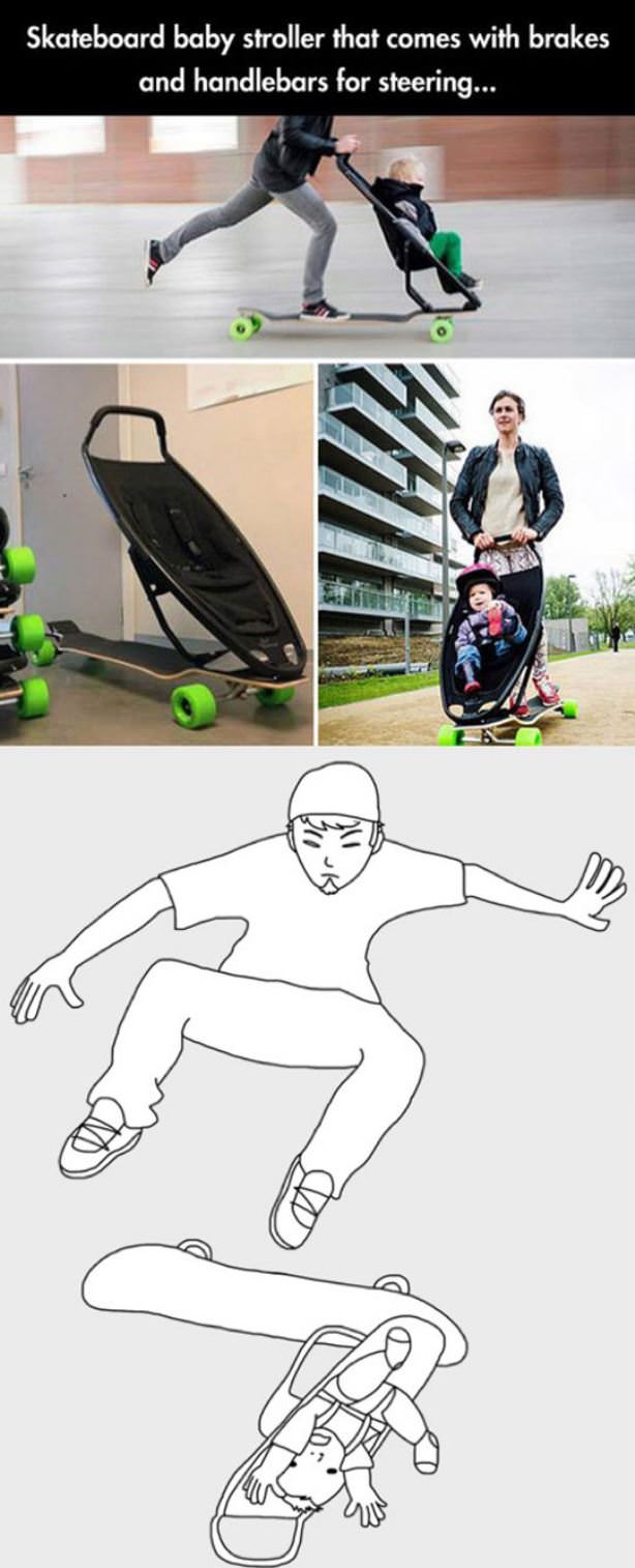 Stroller Skateboard