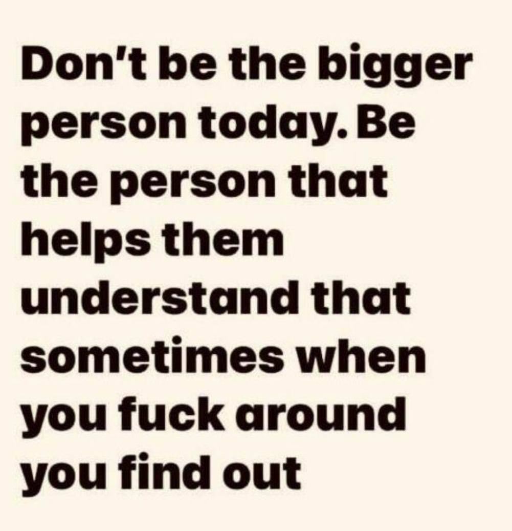 The Bigger Person