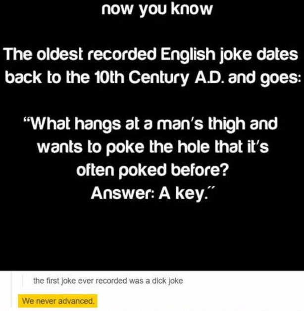 The First Joke