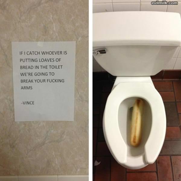 Toilet Bread