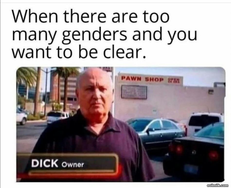 Too Many Genders Now