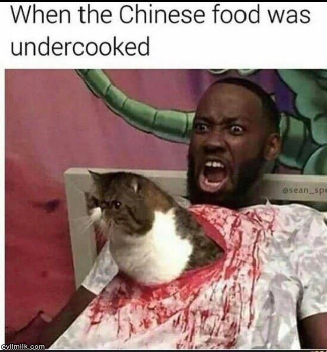 Undercooked Chinese Food