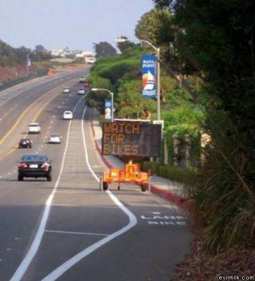 Watch For Bikes Fail