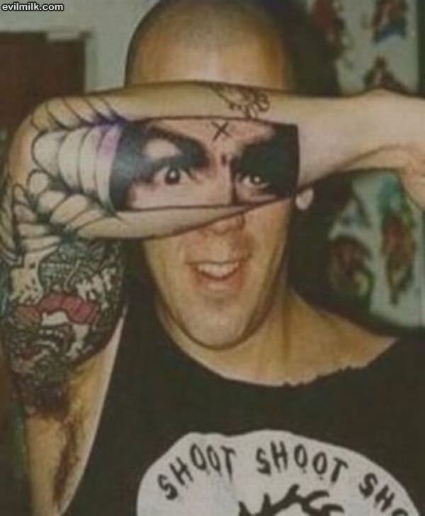 Weird Eyes Tattoo