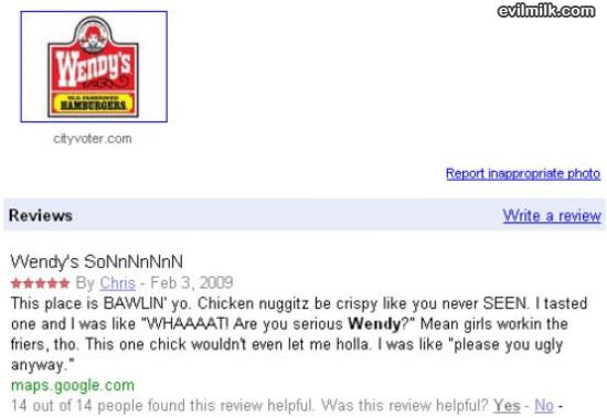 Wendys Review