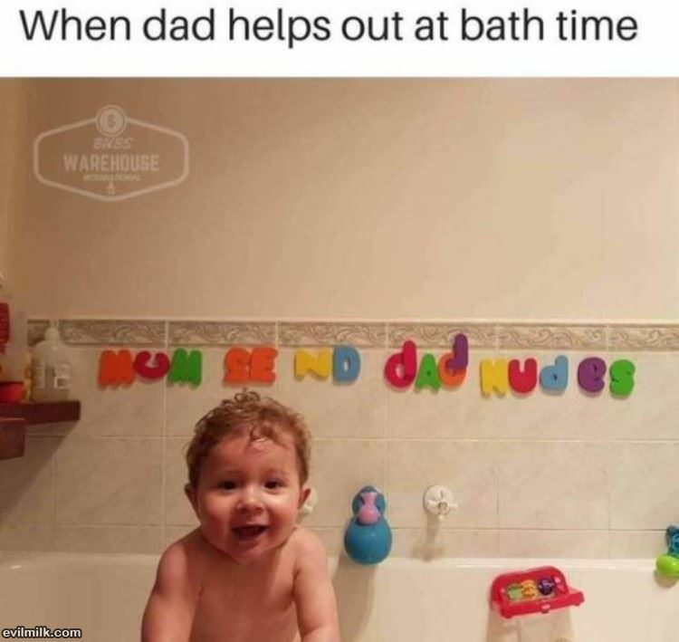 When Dad Helps