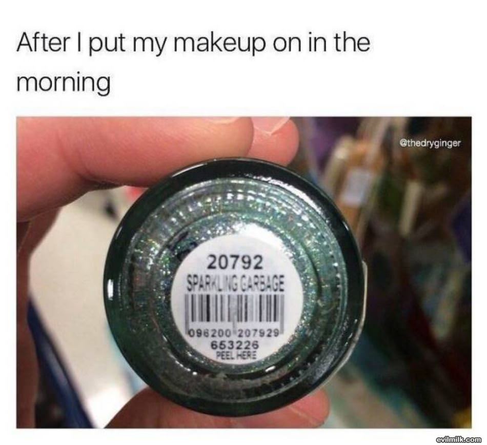 When I Put My Makeup On