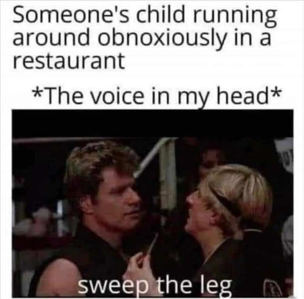 You Sweep The Leg